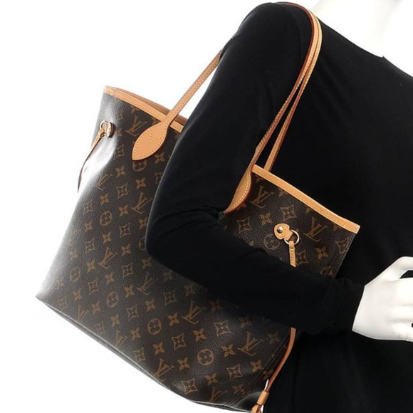 💎✨Rose Ballerine Interior✨💎Louis Vuitton LV Neverfull MM Shoulder tote - Picture 2 of 15
